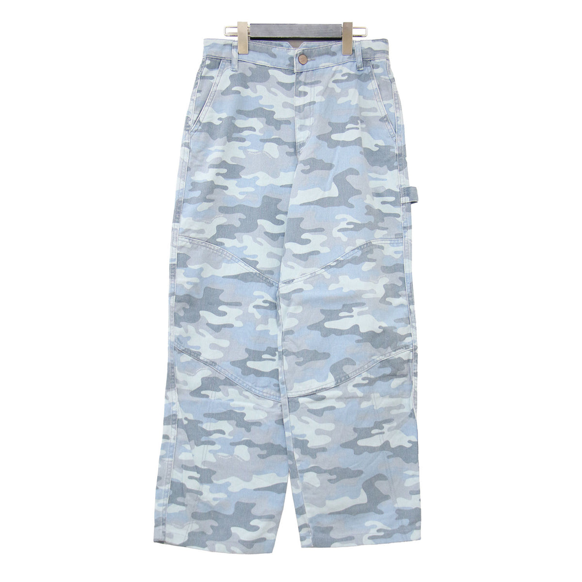 カモフラ柄 カーブ ぺインター デニムパンツ / Camo Drew Jeans テーパード 迷彩 コットン