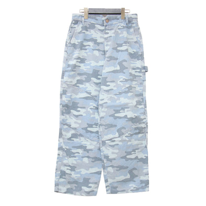 カモフラ柄 カーブ ぺインター デニムパンツ / Camo Drew Jeans テーパード 迷彩 コットン