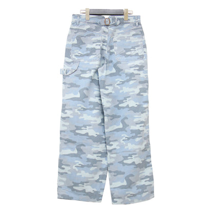 カモフラ柄 カーブ ぺインター デニムパンツ / Camo Drew Jeans テーパード 迷彩 コットン