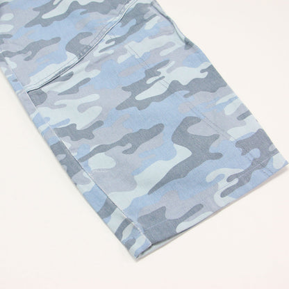 カモフラ柄 カーブ ぺインター デニムパンツ / Camo Drew Jeans テーパード 迷彩 コットン
