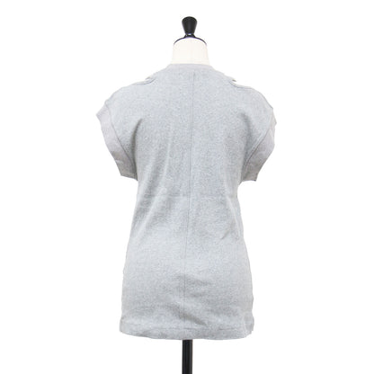 24春夏 リブジャージー スリーブレス トップ / Rib jersey sleeveless top カットソー プルオーバー ノースリーブ クルーネック コットン