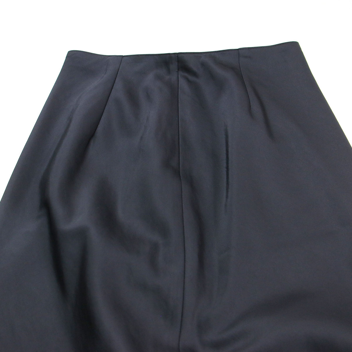 23秋冬 ヴィンテージサテン スカート / ロング セミフレア ウエストゴム