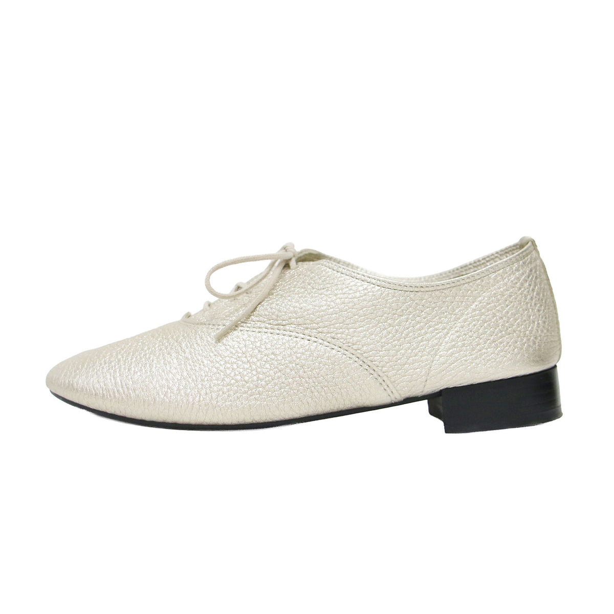 シャルロット オックスフォード シューズ / Charlotte Oxford Shoes ドレスシューズ レースアップ フラット メタリック レザー