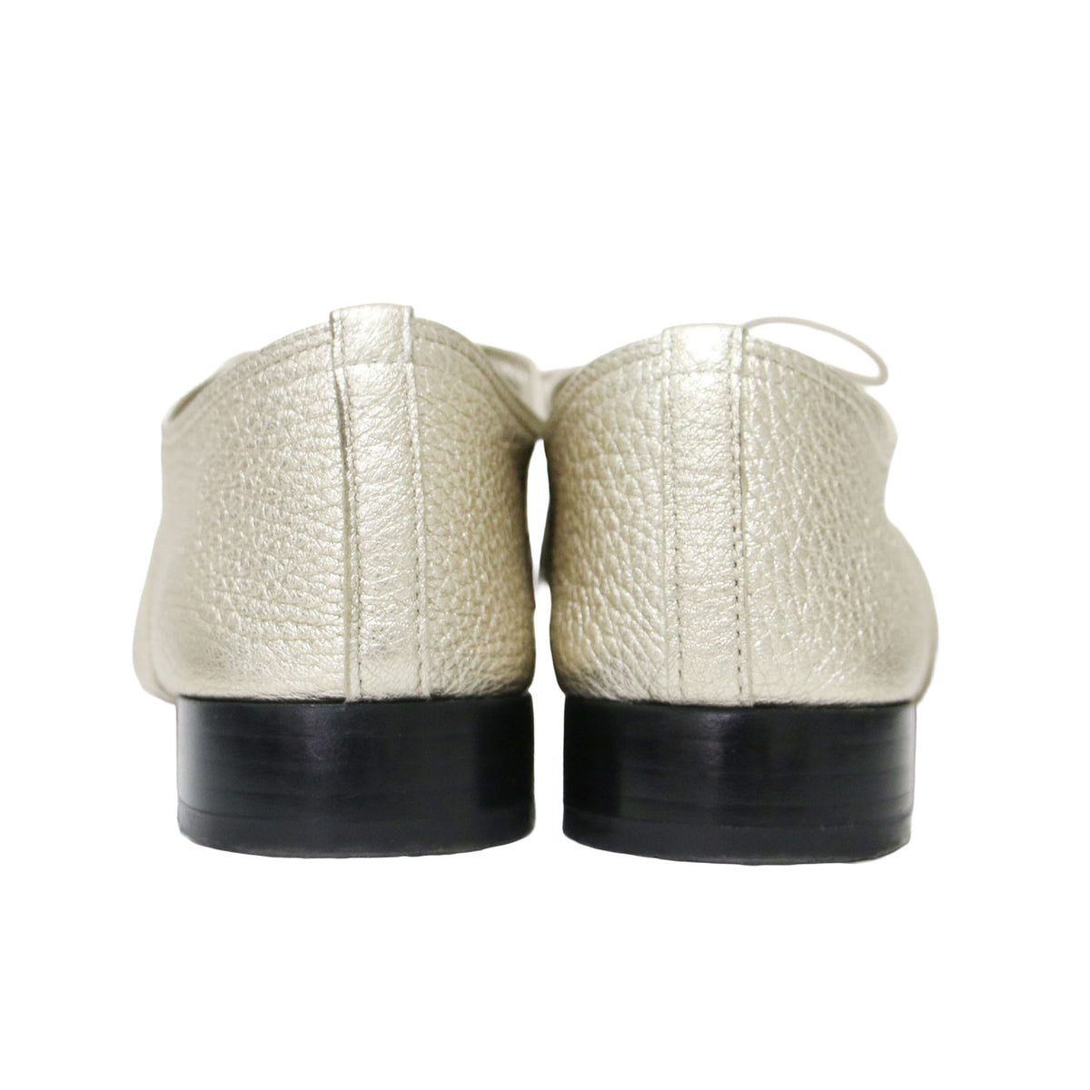 シャルロット オックスフォード シューズ / Charlotte Oxford Shoes ドレスシューズ レースアップ フラット メタリック レザー