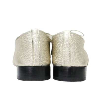 シャルロット オックスフォード シューズ / Charlotte Oxford Shoes ドレスシューズ レースアップ フラット メタリック レザー