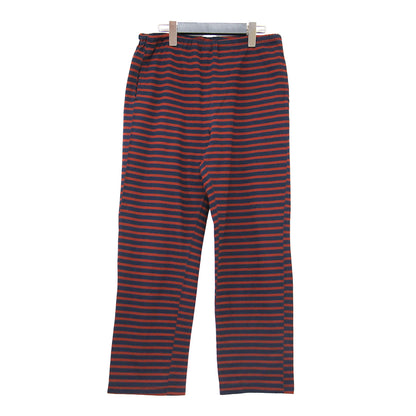 ボーダー柄 カットソー イージーパンツ / STK Pant テーパード ウエストゴム コットン