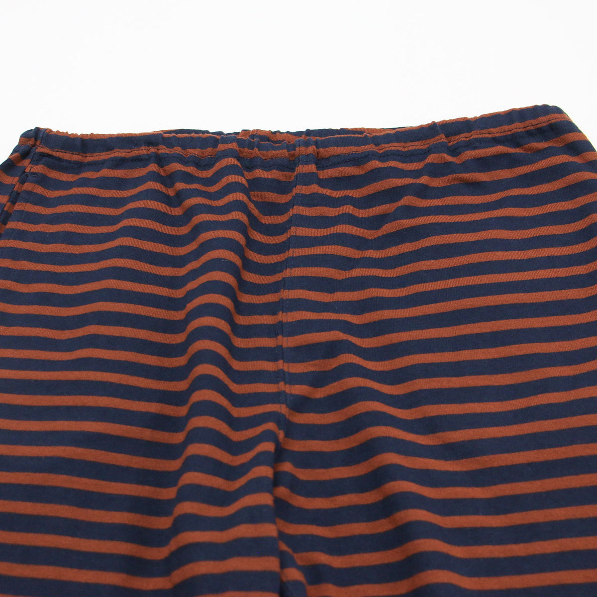 ボーダー柄 カットソー イージーパンツ / STK Pant テーパード ウエストゴム コットン