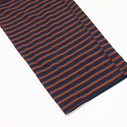 ボーダー柄 カットソー イージーパンツ / STK Pant テーパード ウエストゴム コットン