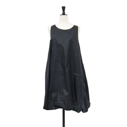 ナイロン ボリューム ミニ ドレス / Nylon Volume Mini Dress ワンピース ノースリーブ バルーン Aライン