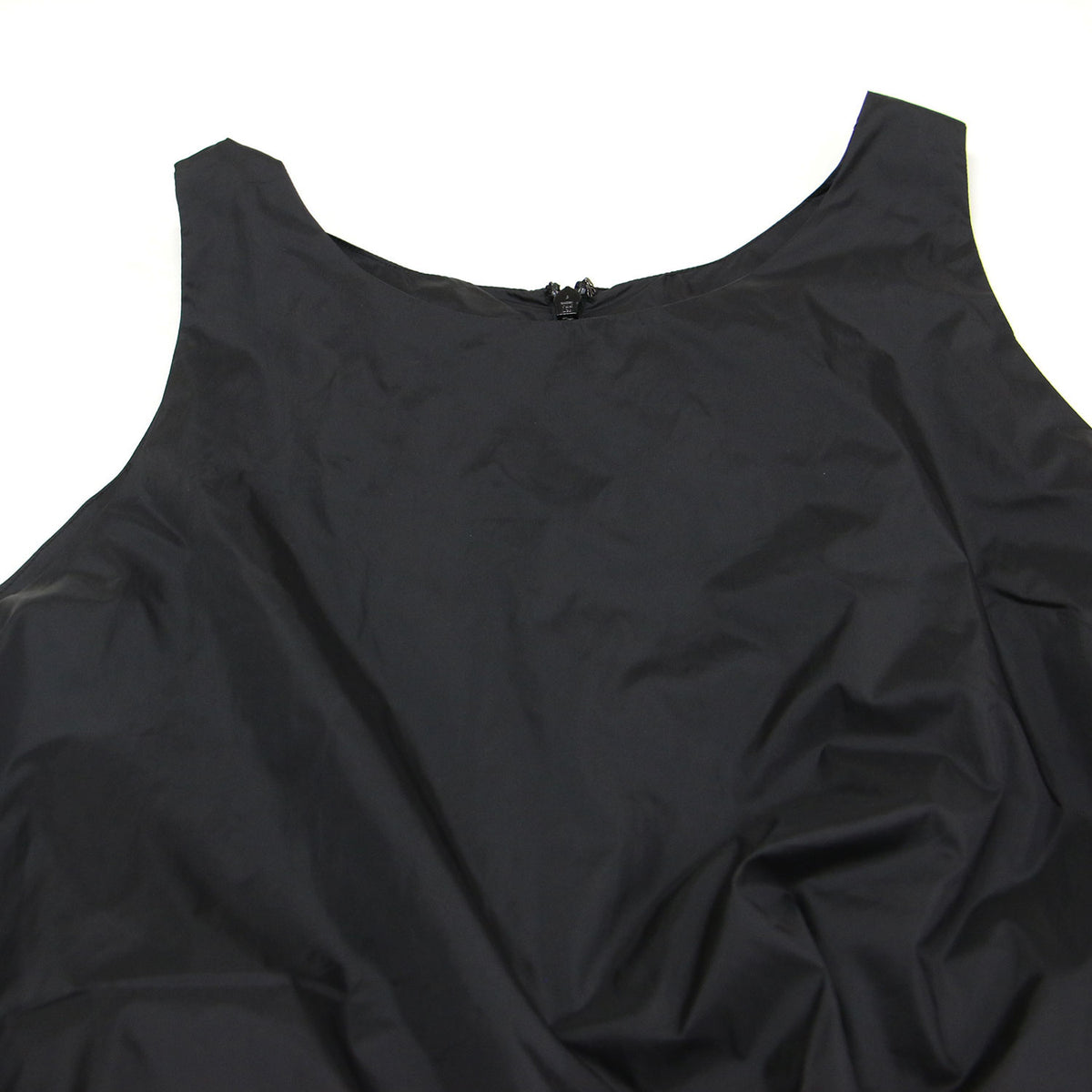ナイロン ボリューム ミニ ドレス / Nylon Volume Mini Dress ワンピース ノースリーブ バルーン Aライン