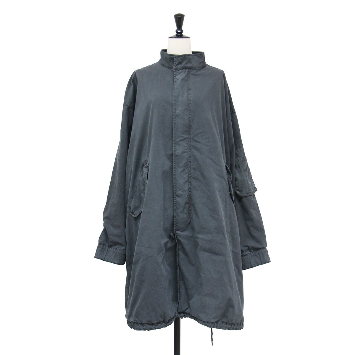 26春夏 ガーメントダイ フィッシュテール パーカー / GARMENT DYED FISHTAIL PARKA モッズコート アウター ロング オーバーサイズ コットン