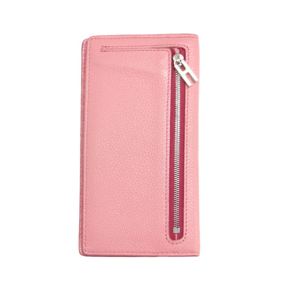 ピウメノ レザー スリム ロング ウォレット / 長財布 二つ折り Hロゴ ラムレザー