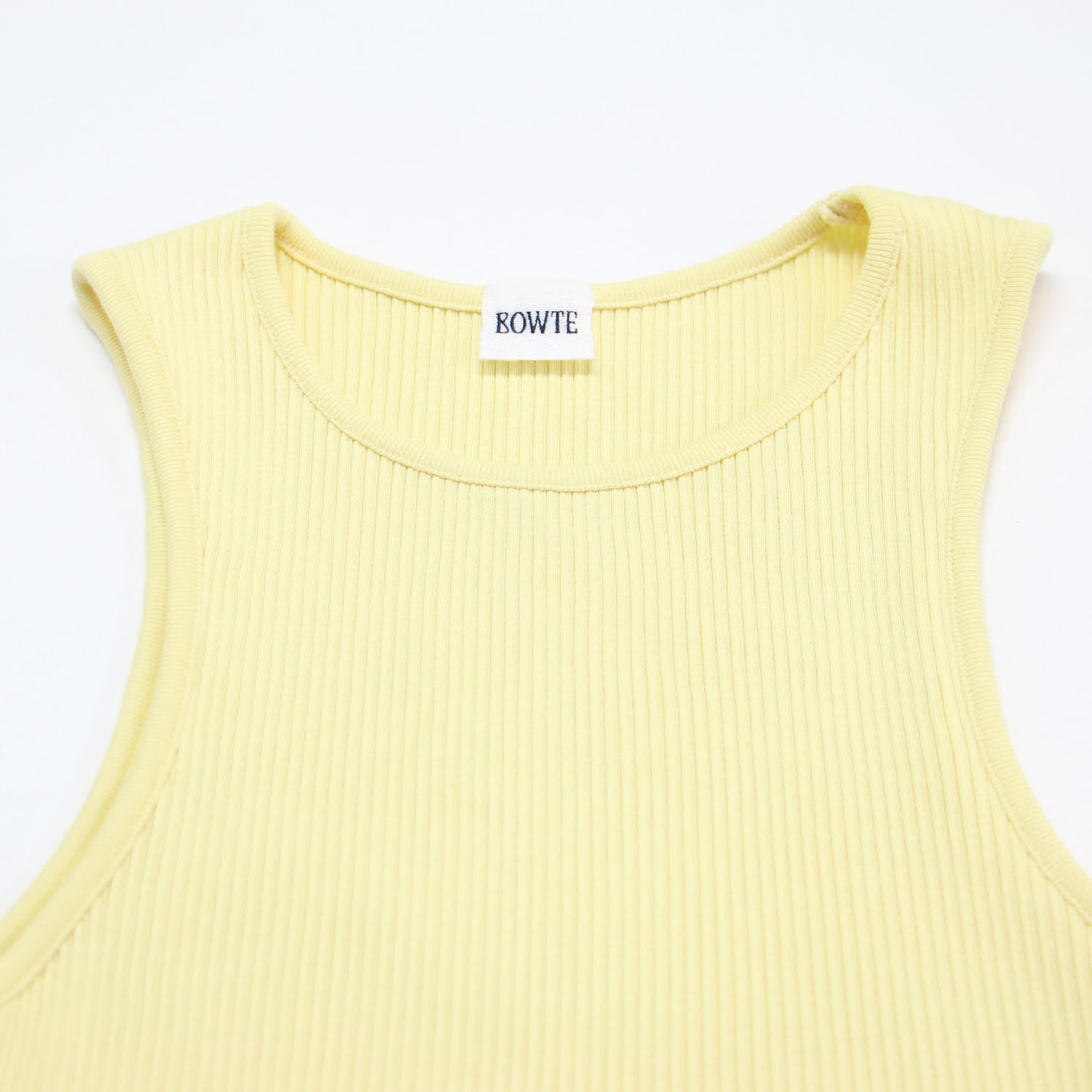 26春夏 ハイ ツイスト コットン タンクトップ HIGH TWIST COTTON TK TOP プルオーバー クルーネック ノースリーブ リブ ストレッチ ウォッシャブル