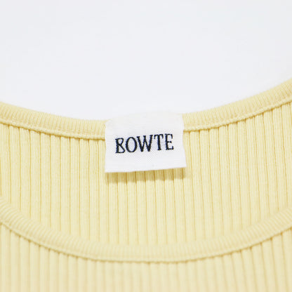 26春夏 ハイ ツイスト コットン タンクトップ HIGH TWIST COTTON TK TOP プルオーバー クルーネック ノースリーブ リブ ストレッチ ウォッシャブル