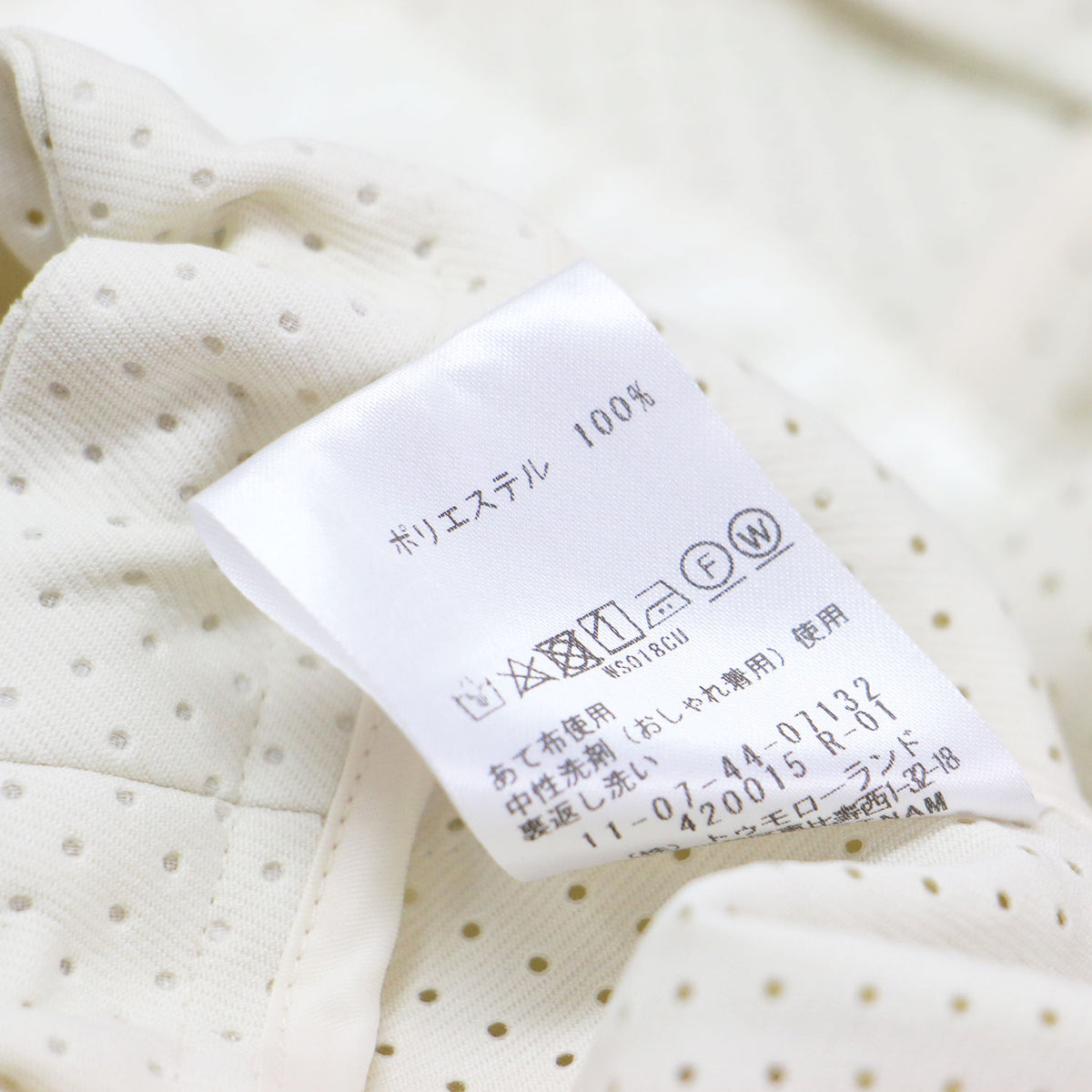 24秋冬 パンチング トリプルクロス フーデッド ショート ジレ / ベスト ショート丈 フーディ 2WAY ノースリーブ ドローストリング ドット スナップボタン ウォッシャブル