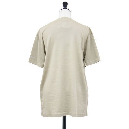 袖ラインストーンロゴ Ｔシャツ / プルオーバー クルーネック 半袖 コットン