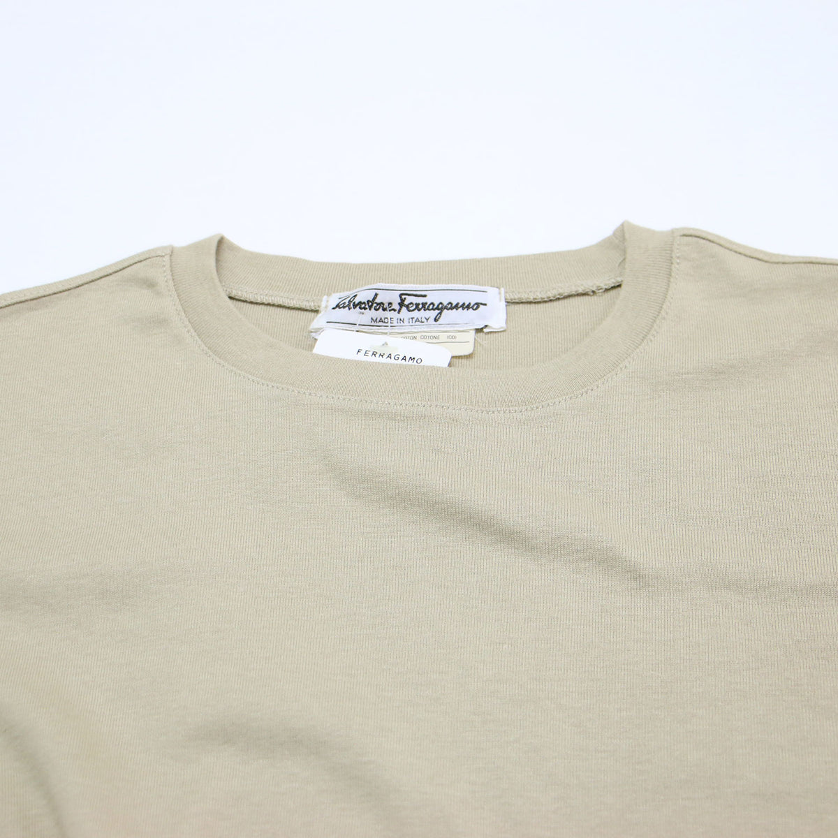 袖ラインストーンロゴ Ｔシャツ / プルオーバー クルーネック 半袖 コットン