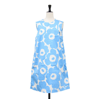 25秋冬 ウニッコ フラワー ワンピース / Silurtti Unikko Day Dress ドレス ミニ丈 Aライン ラウンドネック ノースリーブ 花柄 バックファスナー コットン ウォッシャブル