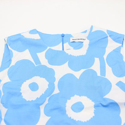 25秋冬 ウニッコ フラワー ワンピース / Silurtti Unikko Day Dress ドレス ミニ丈 Aライン ラウンドネック ノースリーブ 花柄 バックファスナー コットン ウォッシャブル