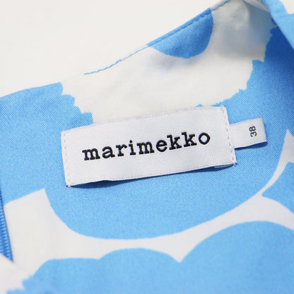 25秋冬 ウニッコ フラワー ワンピース / Silurtti Unikko Day Dress ドレス ミニ丈 Aライン ラウンドネック ノースリーブ 花柄 バックファスナー コットン ウォッシャブル