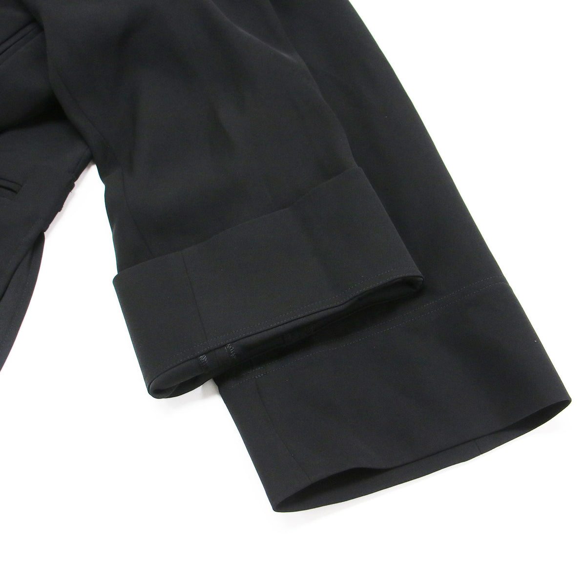 25春夏 ダブル ボックス ジャケット/ DOUBLE BOX JACKET 羽織り フレア クルーネック テーラーカラー 2WAY ボタン ステッチ 微光沢 ストレッチ ウォッシャブル