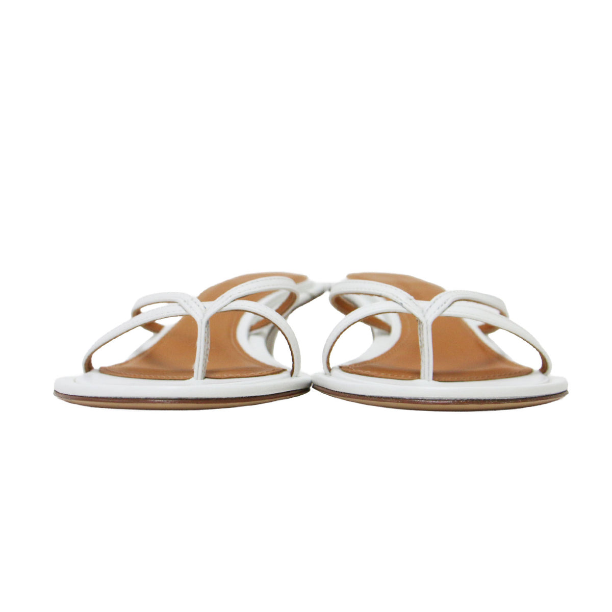 トング ローヒール ミュール サンダル / NUDE MULE 19 ピンヒール 牛革
