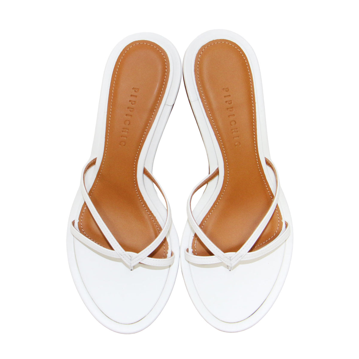 トング ローヒール ミュール サンダル / NUDE MULE 19 ピンヒール 牛革