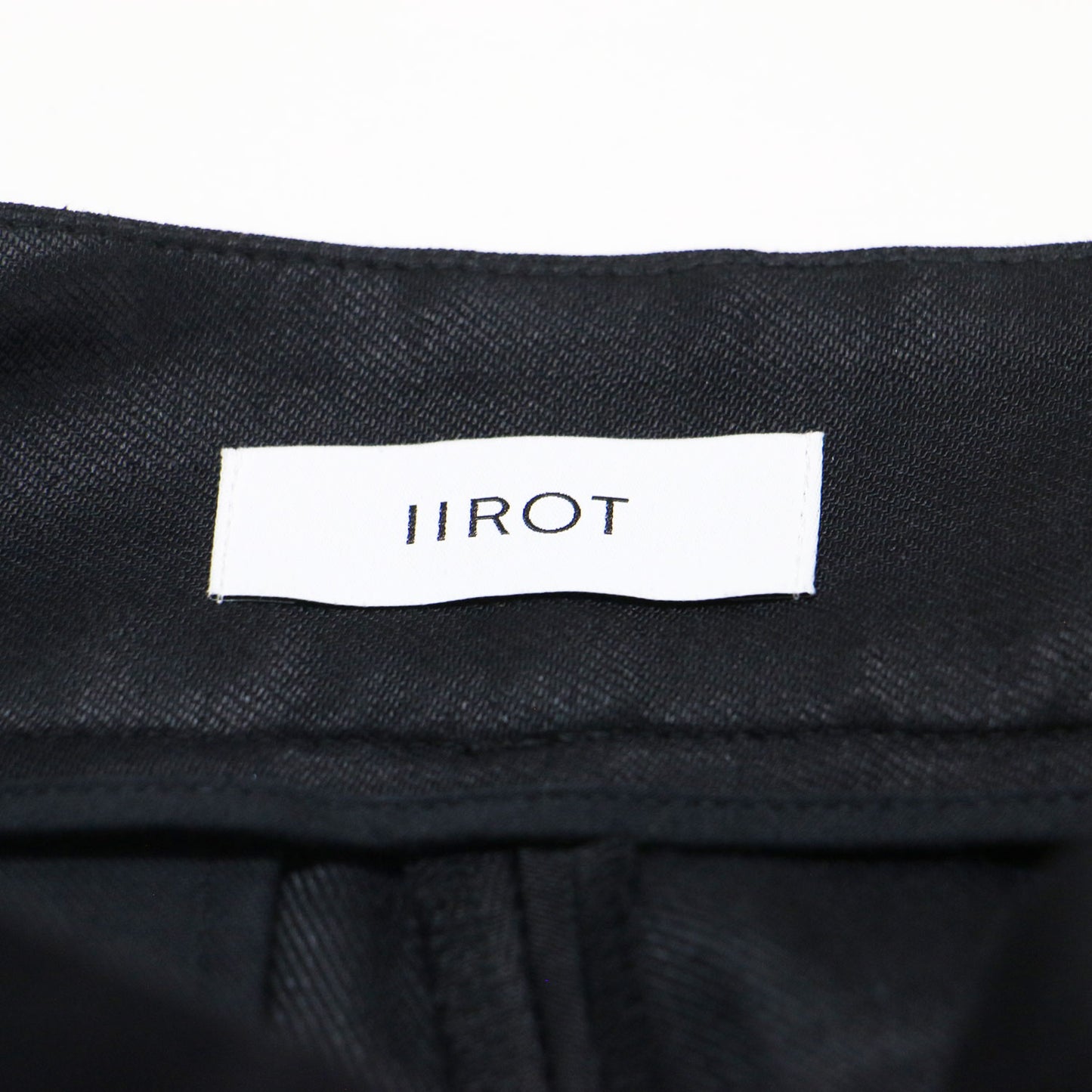 リネン ワイド トラウザーパンツ / Linen Wide Trouser フルレングス サイドボタン タック センタープレス ストレッチ 微光沢