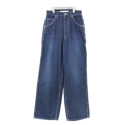 24春夏 ツール デニムパンツ / TOOL DENIM PANTS フルレングス ストレート ハイウエスト ジップフライ コットン