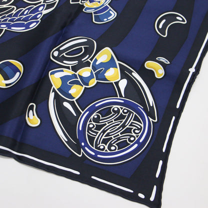 カレ70 キャンディーリブリス スカーフ / Candy Libris scarf バンダナ 正方形 シルク