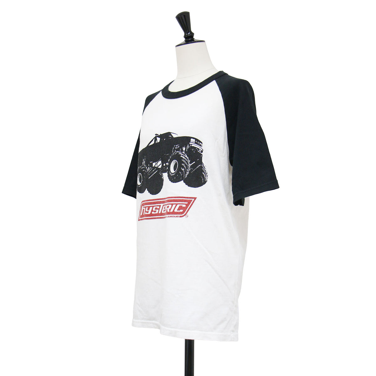モンスタートラック ラグラン プリントTシャツ / MONSTER TRUCK カットソー 半袖 クルーネック コットン