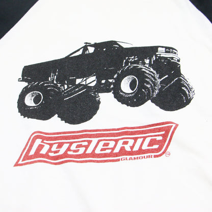 モンスタートラック ラグラン プリントTシャツ / MONSTER TRUCK カットソー 半袖 クルーネック コットン
