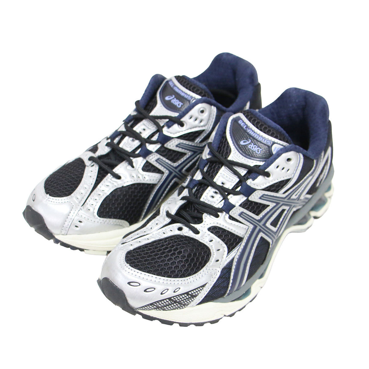 26春夏 ゲルニンバス メッシュ スニーカー / GEL-NIMBUS 10.1 1203A543 / ランニングシューズ ローカット オープンメッシュ クッション ボリュームソール