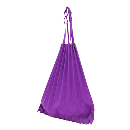トランクプリーツバッグ / TRUNK PLEATS BAG トートバッグ スクエア型 ダブルハンドル 手提げ ショルダー 折りたたみ コンパクト