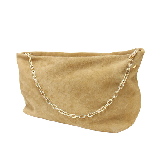 × L'Appartement 別注 26春夏 クラッチバッグ チェーン / CLUTCH BAG CHAIN ワンショルダー スクエア型 2WAY スエード メタルパーツ