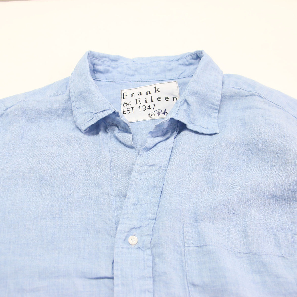 × Ron Herman 26春夏 マッケンジー クラシックリネン エンブロイダリー シャツ / 羽織り 長袖 ドロップショルダー タグ 刺繍 ウォッシャブル