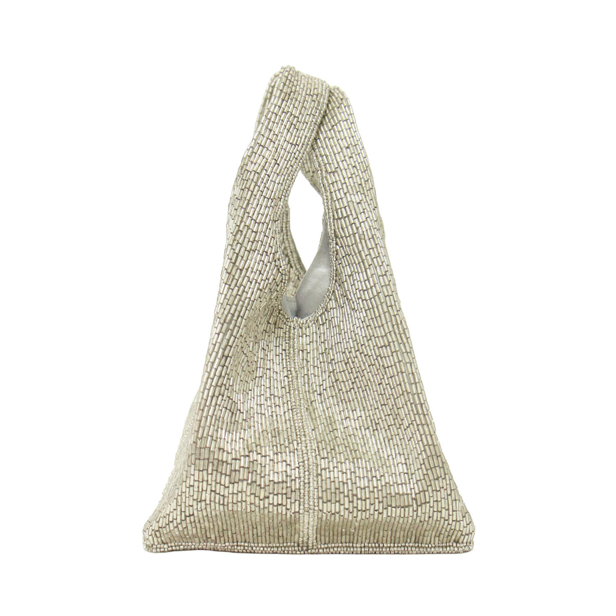 25春夏 ビーズ 刺繍 ハンドバッグ / BEADS EMB BAG トート スクエア