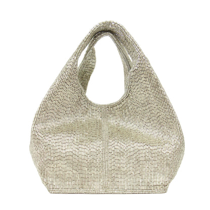 25春夏 ビーズ 刺繍 ハンドバッグ / BEADS EMB BAG トート スクエア