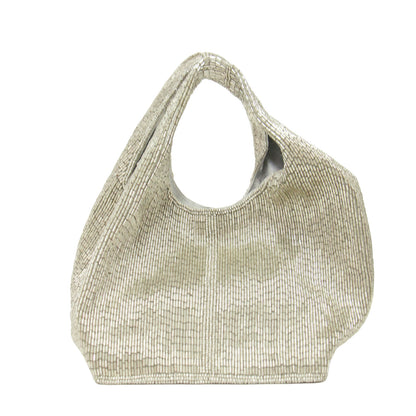 25春夏 ビーズ 刺繍 ハンドバッグ / BEADS EMB BAG トート スクエア
