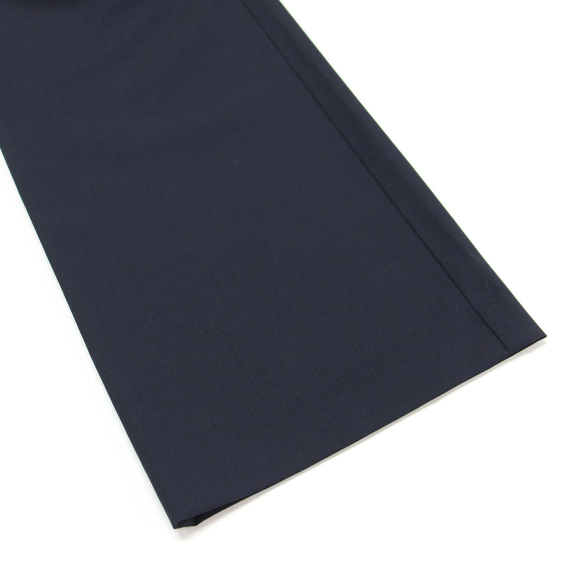 ウール ストレッチ ワイド イージーパンツ / CRISP MELANGE SUIT SEFIN.H スラックス ウエストゴム ストレート