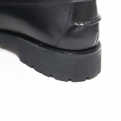 トリーナ ラグ ローファー / 靴 スリッポン ラウンドトゥ ボリュームソール レザー