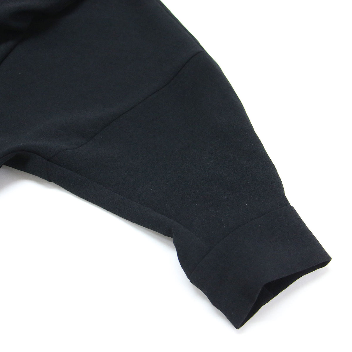 24秋冬 ジョーゼット素材 スキッパーブラウス / GEORGETTE SKIPPER シャツ 長袖 Vネック ワイド ドルマンスリーブ