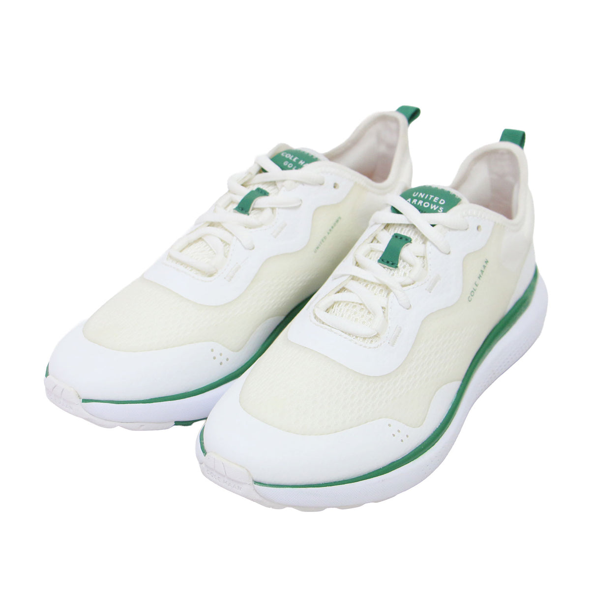 × UNITED ARROWS 23秋冬 ゼログランド フェアウェイ / ZEROGRAND Fairway ゴルフシューズ スニーカー ローカット ラウンドトゥ スパイクレス ラバーソール メッシュ