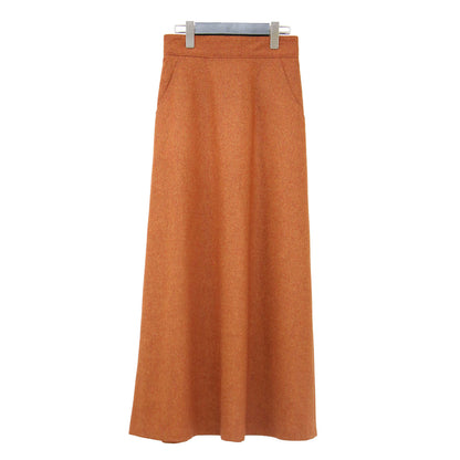 ツイード ロング フレアスカート / TWEED FLARE SKIRT ハイウエスト Aライン ウール