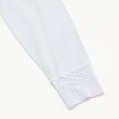 25春夏 コットン ピグメントダイ スキッパー プルオーバー / OPENENDCOTTON PIGMENTDYE SKIPPER PO 168-5166014 / カットソー 長袖 Vネック ワイド スリット