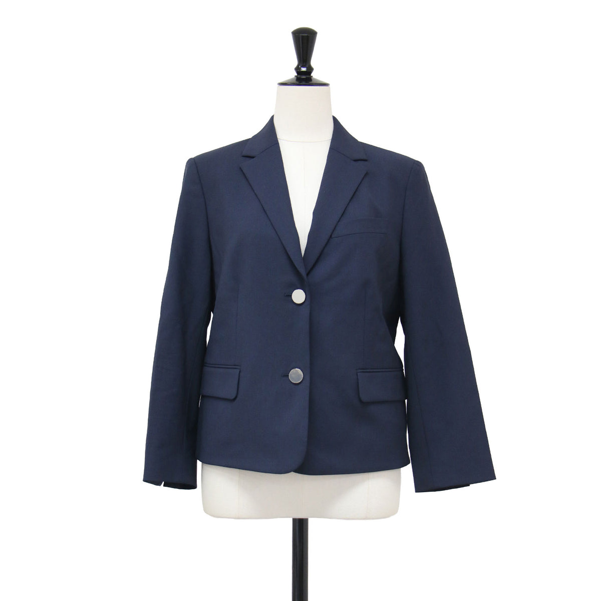 24秋冬 ボクシーシルエット コンパクト テーラードジャケット / raceable Wool Crop Boxy SB JKT J 01-4304106 / スーツ 長袖 クロップド丈 メタルボタン ウール