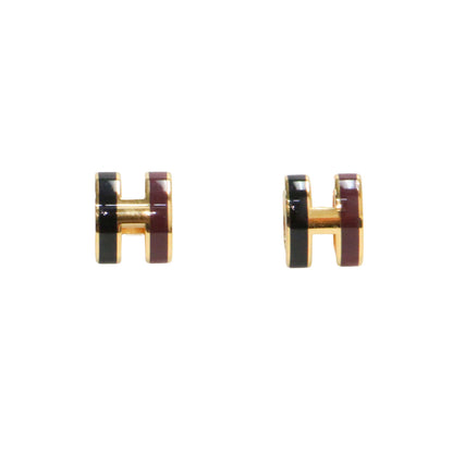ピアス ミニ・ポップアッシュ ロカバール ギャラクシー/ ピアス 両耳用 Hロゴ ゴールド金具
