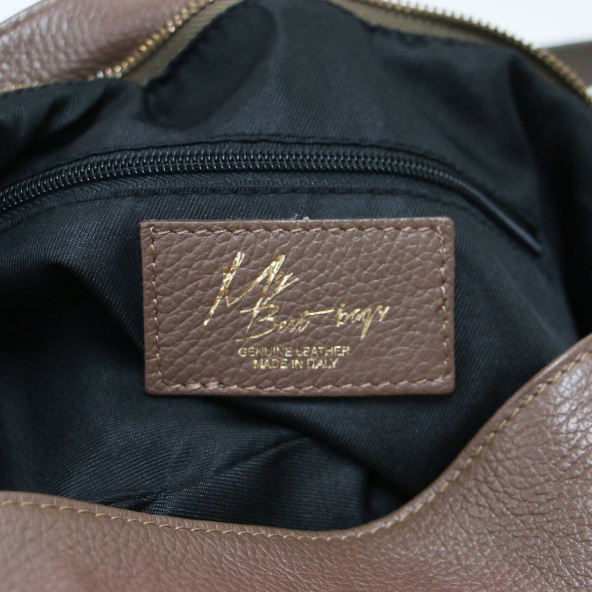 × My Best Bags 2WAY リュック / トートバッグ ショルダーバッグ 肩掛け レザー