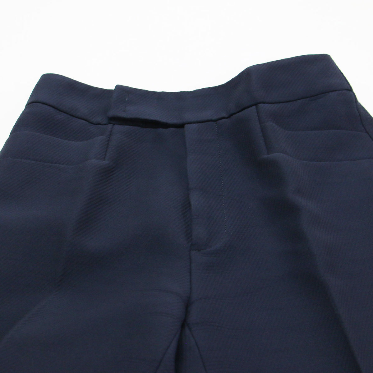 サイドステッチ テーパード パンツ / スラックス センタープレス コットン