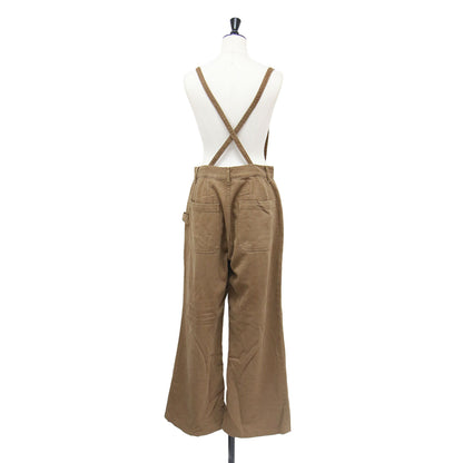 25春夏 Suspenders パンツ / ワークパンツ ワイド ハイウエスト サスペンダー コットン